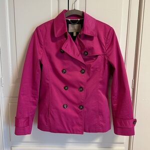 Banana Republic Hot Pink Double Breasted Blazer